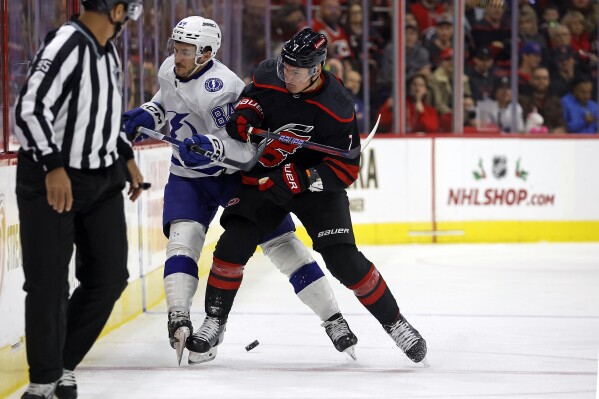 Vasilevskiy wins his season debut and Brayden Point has a hat